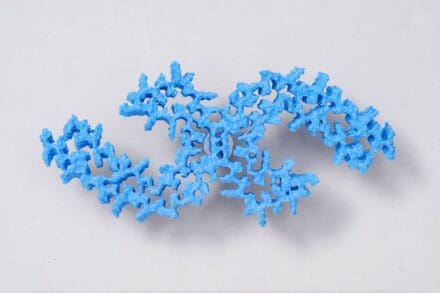 Blue structure as seen from above