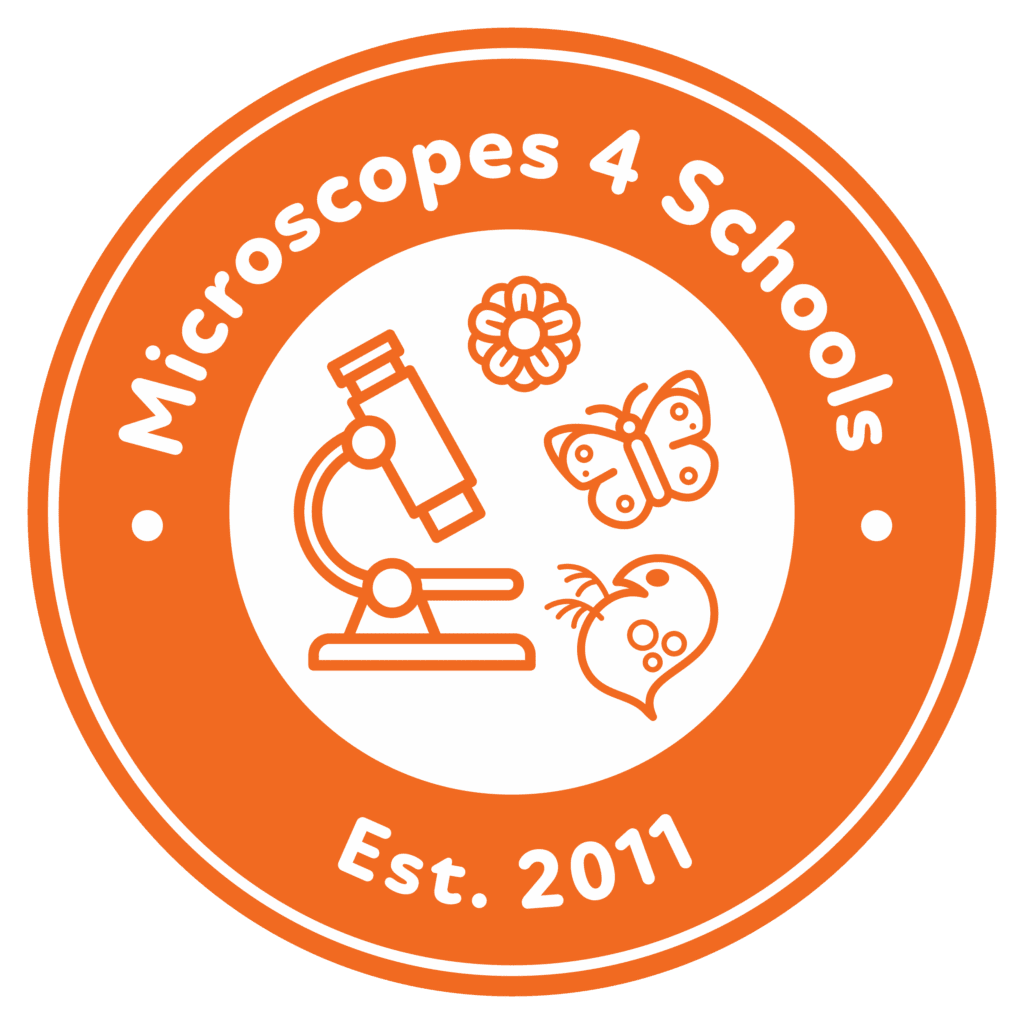 Microscopes 4 Schools, Est. 2011 logo