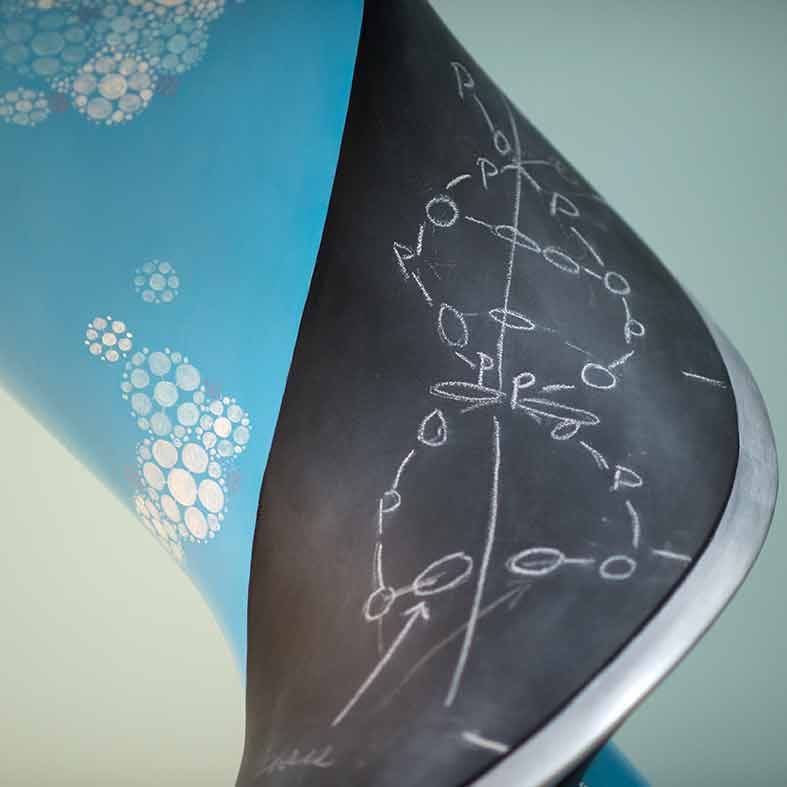 close up of crick sculpture