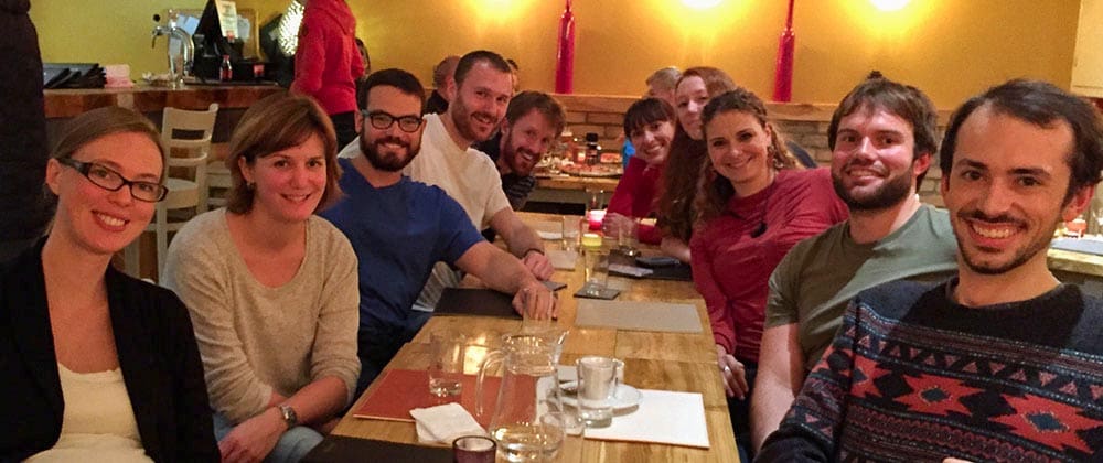 Lancaster lab Pizza meal