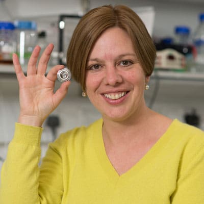Lori with her heirloom award