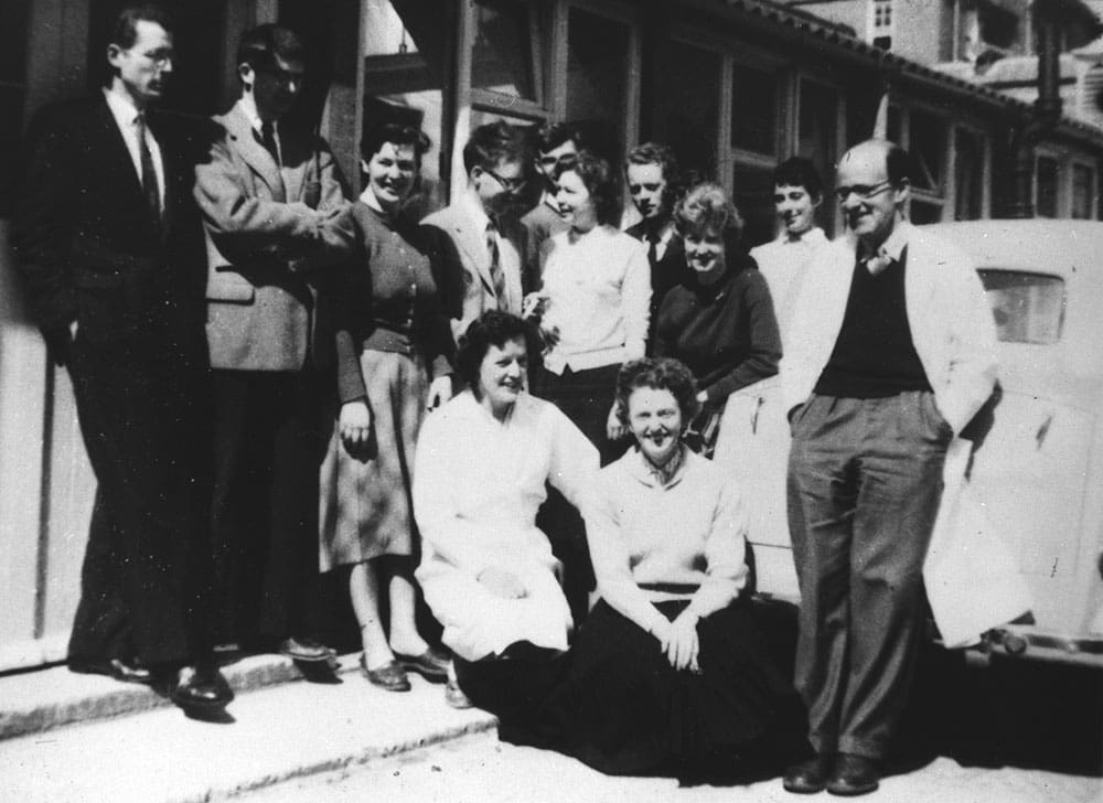 Max Perutz and group 1958