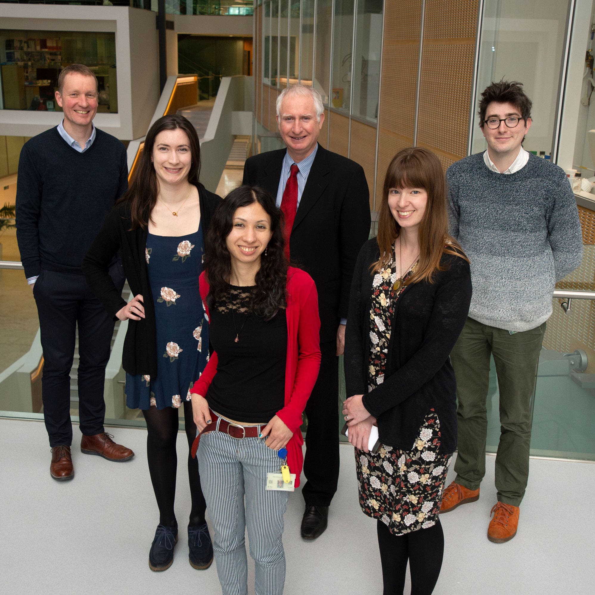 Royal Society ‘Parliament pairs’ and LMB Director, Jan Löwe, during visit to LMB