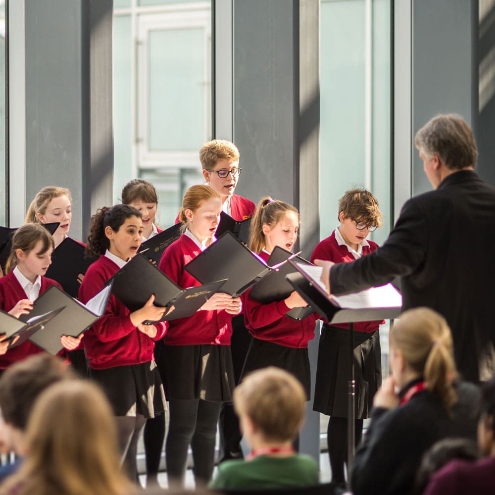 STEM in Song choir singing at LMB