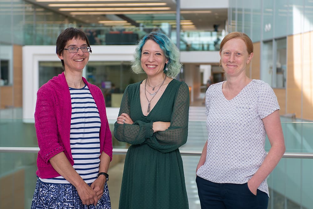 Photo of What Next for Your Career speakers, Stephanie Gunn, Anne Cooke and Hayley Sharpe