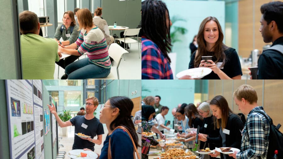 Photos of attendees at the Technician Symposium