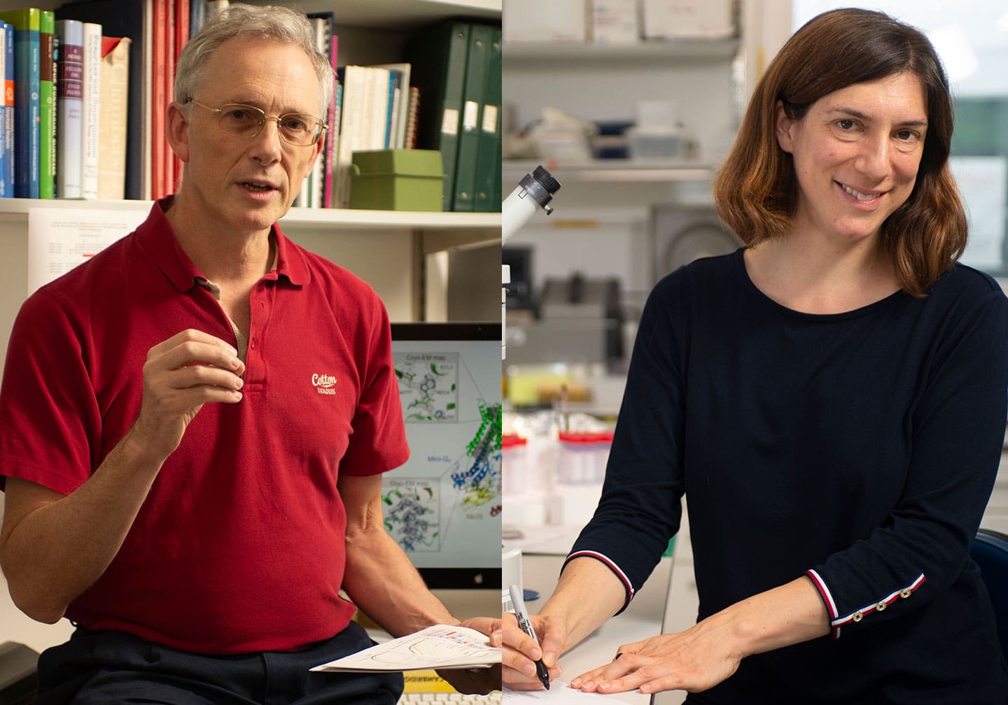 Chris Tate and Marta Zlatic