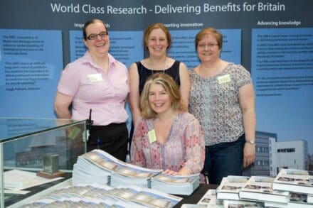 Organising group for the 2014 Alumni Symposium: Fiona, Christine, Sam and Annette