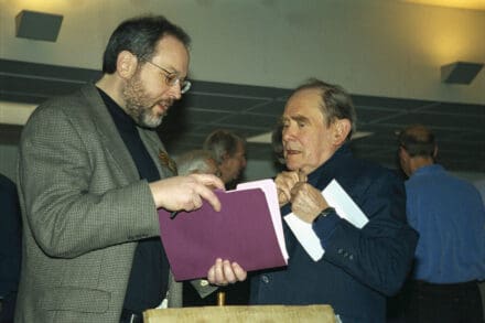 Gerry Rubin with Sydney Brenner